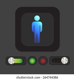 silhouette of a man