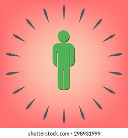 silhouette of a man