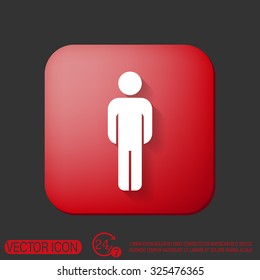 silhouette of a man