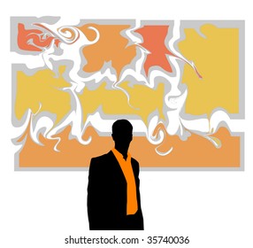 Silhouette of man