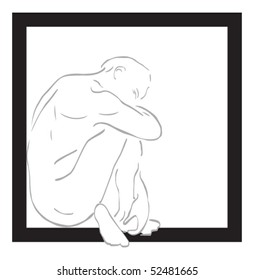 Silhouette of man