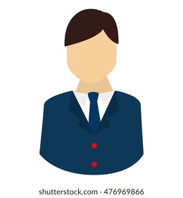 silhouette man isolated