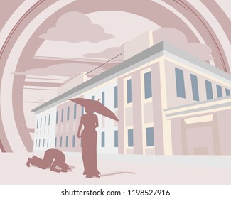 Silhouette of man in prayer pose. Man asking woman to forgive him.