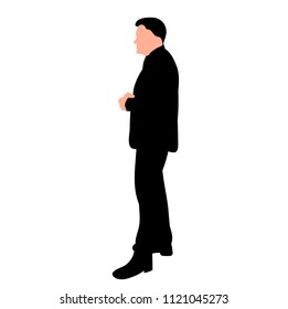 silhouette man, standing