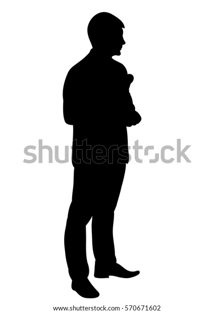 Download Vector de stock (libre de regalías) sobre Silhouette Man ...