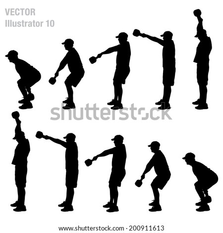 swinging bells silhouette Swinging bells silhouette
