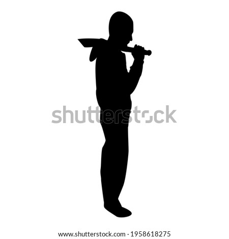 Silhouette man with sword machete cold weapons in hand military man soldier serviceman in various positions hunter with knife fight poses strong defender warrior concept weaponry standing black color 