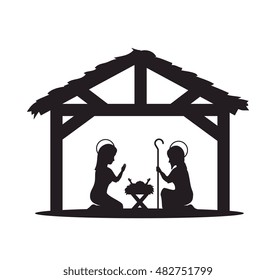 Christmas Nativity Silhouette Images Stock Photos Vectors