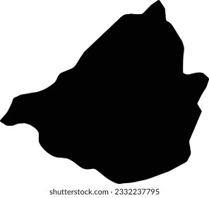Mapa de silueta de Filipinas Cavite con fondo transparente.