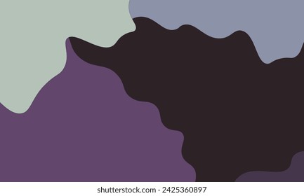 silhouette of a map of continent