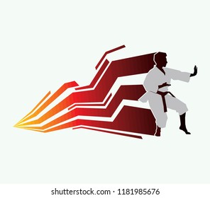 silhouette martial sport
