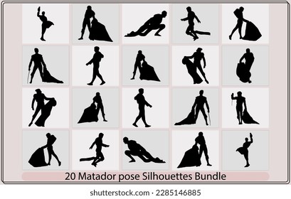 silhouette of matador and bull,bullfighter matador illustration and bull,