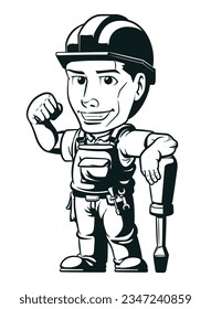 Silhouette Mechanic Auto Garage Repairman Technician