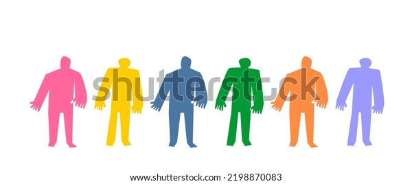 Silhouette Men People Background Office Teamwork Stock Vector (Royalty ...