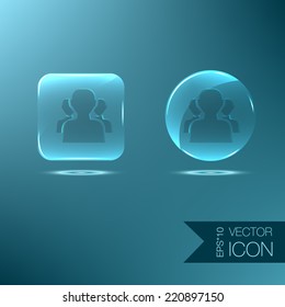 the silhouette of a men, social media icon