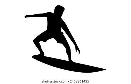 silhouette of Men with surfboard