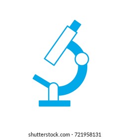 silhouette microscope laboratry object to scientific test