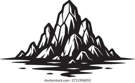 Silueta Ilustración vectorial Abstractas mínima 