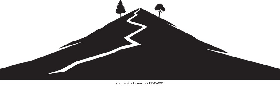 Silueta Ilustración vectorial Abstractas mínima 