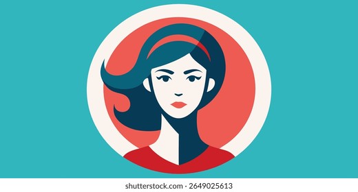 Silhueta da mulher feminista moderna, perfil ousado, simbolizando igualdade, ativismo, força, empoderamento, unidade, justiça.
