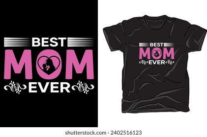 A silhouette of a mother and child amidst blooming flowers, conveying love and warmth. Delicate yet vibrant, this design celebrates the essence of Mother's Day beautifully