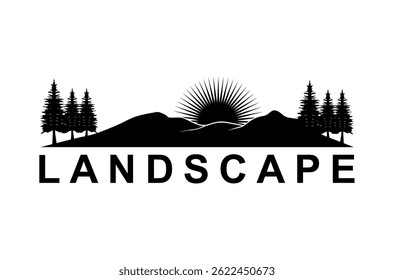 Silhueta do projeto do logotipo do Monte Capuz Portland Oregon Mountain