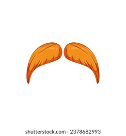 silhouette moustaches cartoon. style retro, barber facial, man symbol silhouette moustaches sign. isolated symbol vector illustration