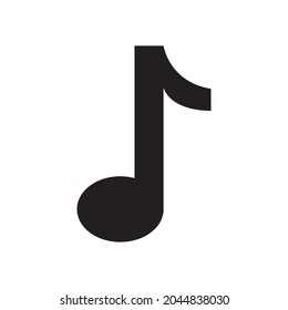 silhouette of musical notes vector illustration.