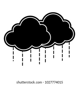 silhouette nature cloud raining weather in the sky