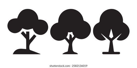 Silhouette necktie logo design On White  Background