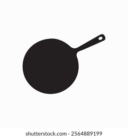 Silhouette new pan vector illustration.