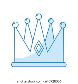 silhouette nice crown of king to glory and pawer