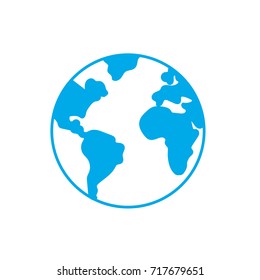 silhouette nice earth planet and natural ecology