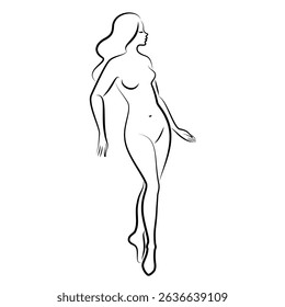 La silueta gráfica es hermosa.