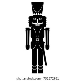 Silhouette of a nutcracker