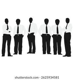 silhouette of office boys , boys silhouette