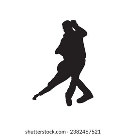 silhouette pack of dancer silhouettes, couple dance, couple silhouette, Women dancing silhouettes set