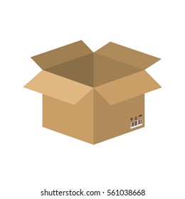 silhouette packing open and empty
