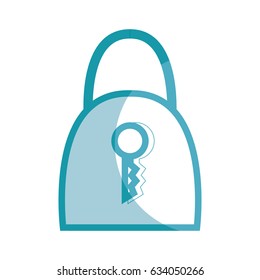 silhouette padlock security tool service
