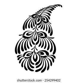 silhouette paisley