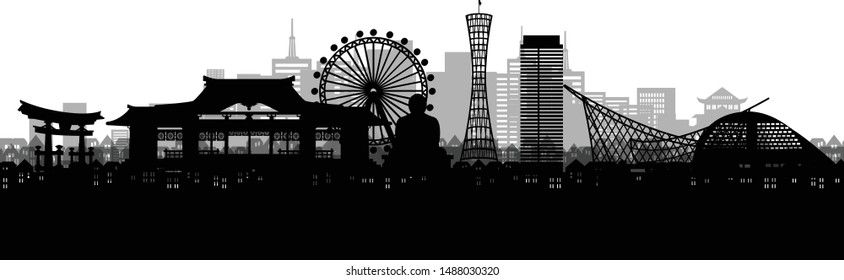 神戸 シルエット Stock Vectors Images Vector Art Shutterstock