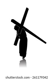 Silhouette of the Passion of Christ