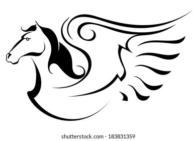 Silhouette of Pegasus