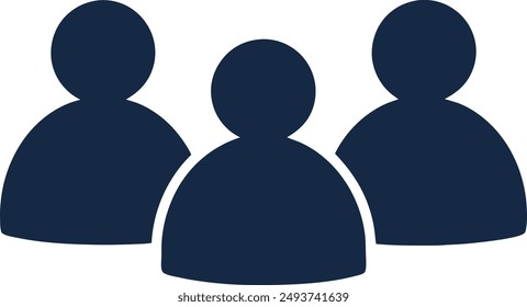 silueta personas grupo icono diseño de Vector