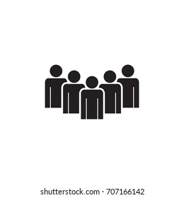 Silhouette people icon.