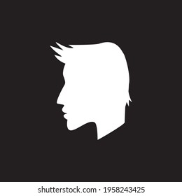 silhouette people logo vector template