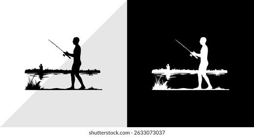silhouette of people with their activities