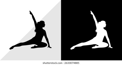 silhouette of people with their activities