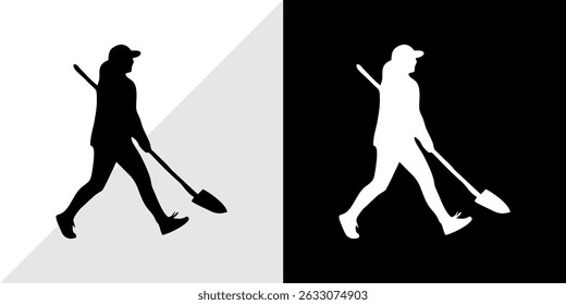 silhouette of people with their activities