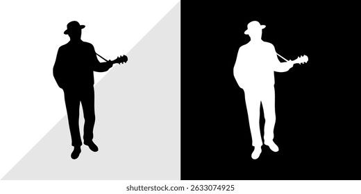 silhouette of people with their activities